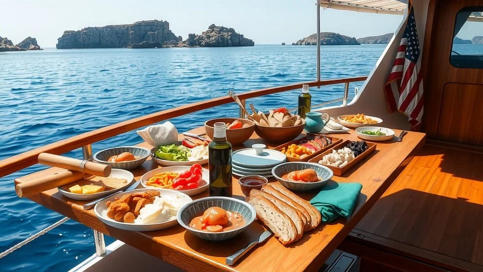 Båttur i Stockholms skärgård med mat