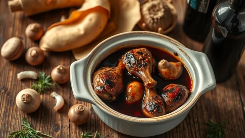 Coq au vin recept som smakar som Frankrike