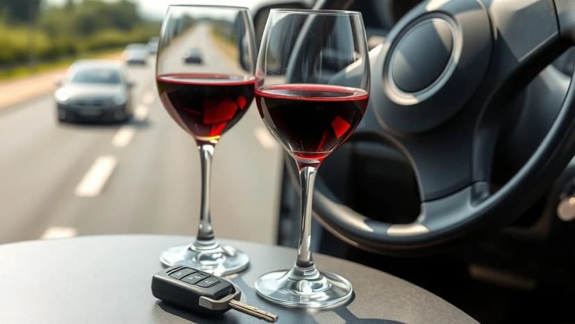 Två glas vin och köra bil farligt eller tillåtet