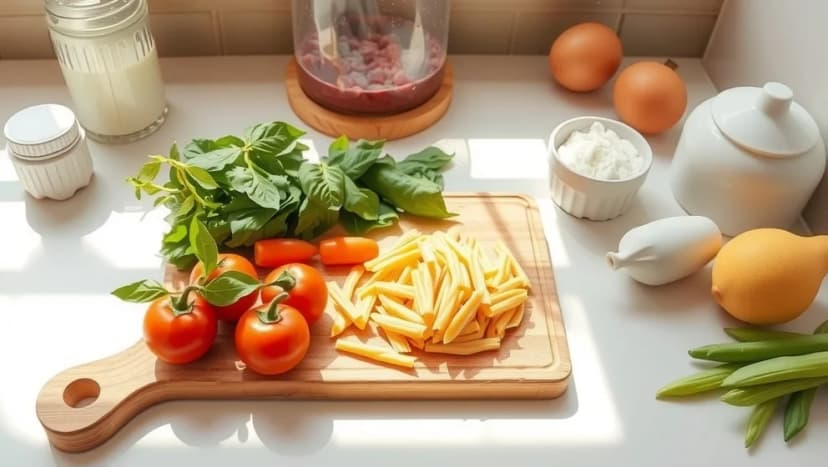 Enkel mat för en person som smakar gott