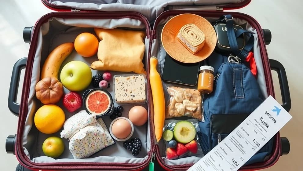 Får man ta med mat i incheckat bagage