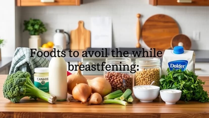 Vilken gasbildande mat bör man undvika vid amning