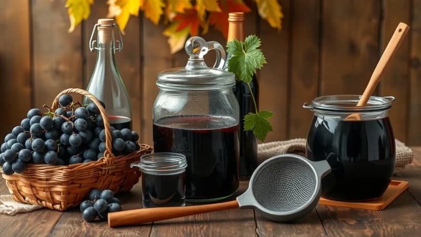 Hur gör du ditt eget vin på vindruvor