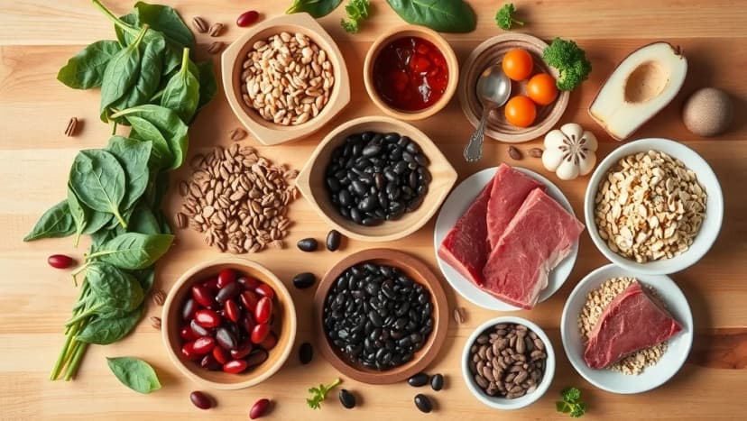 Järn i mat lista över bästa källorna