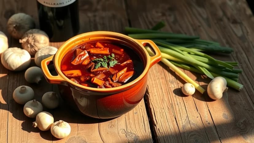 Klassisk coq au vin för hemmet