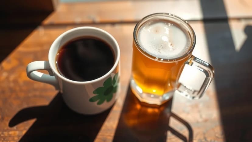 Mer koffein i kaffe eller i te