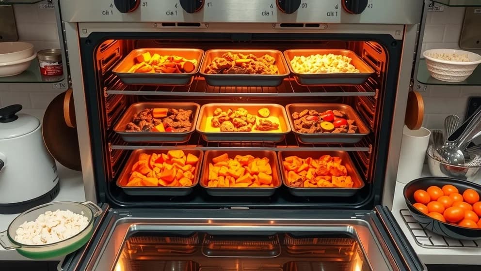 Mat för många i ugn som räcker långt