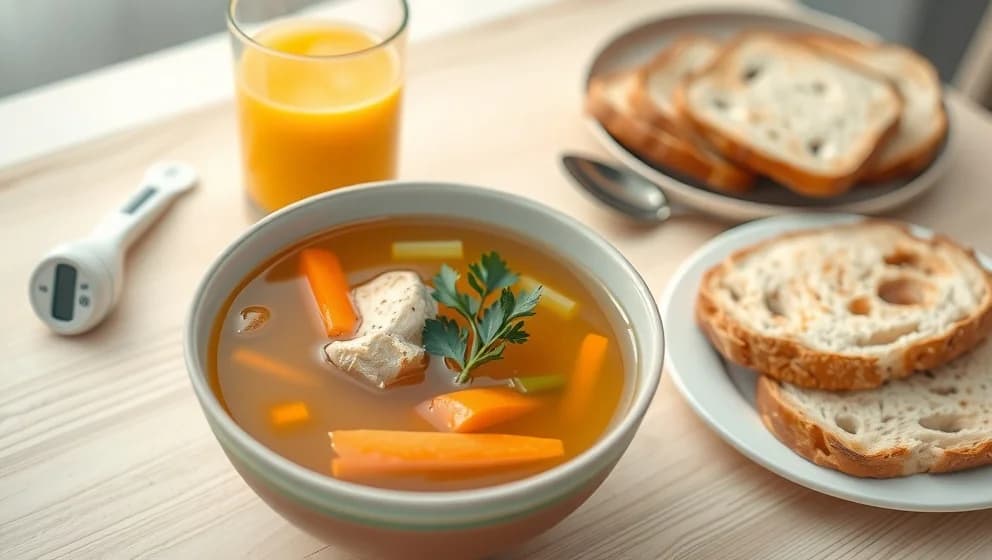 Mat när man är sjuk och behöver återhämta sig