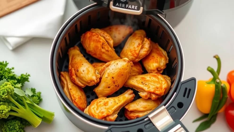 Nyttig mat i airfryer som smakar gott
