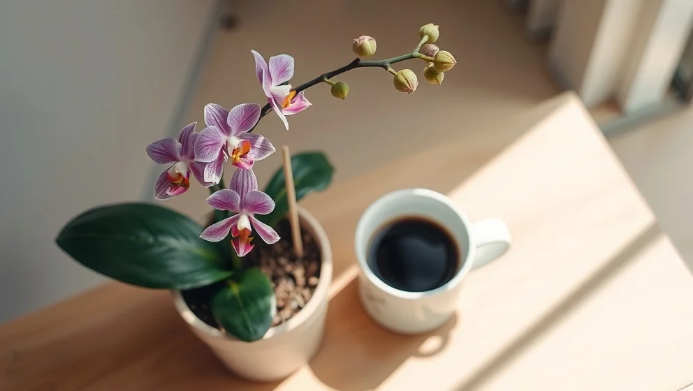 Kan du vattna orkidéer med kaffe