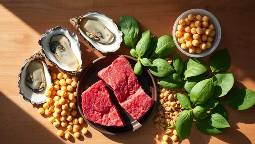 Vilken mat innehåller mest zink