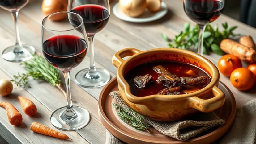 Vilken vin passar till boeuf bourguignon
